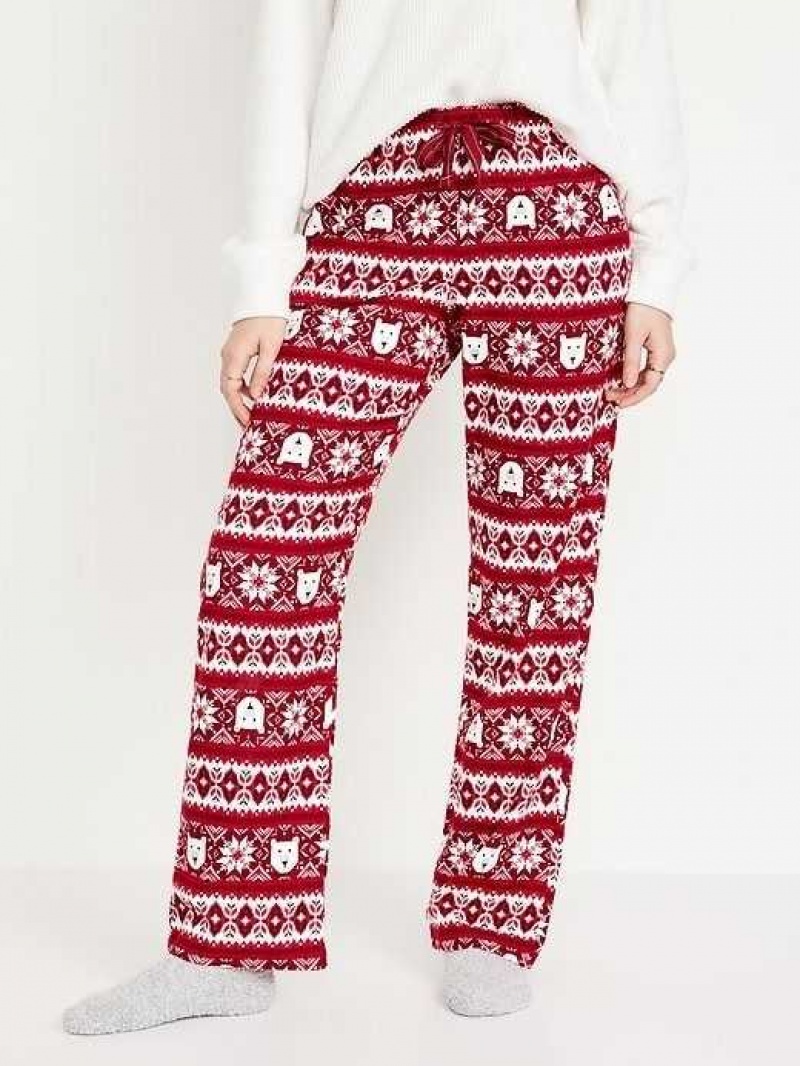 Old Navy Flannel Pajama Pants Red | BFJ436821