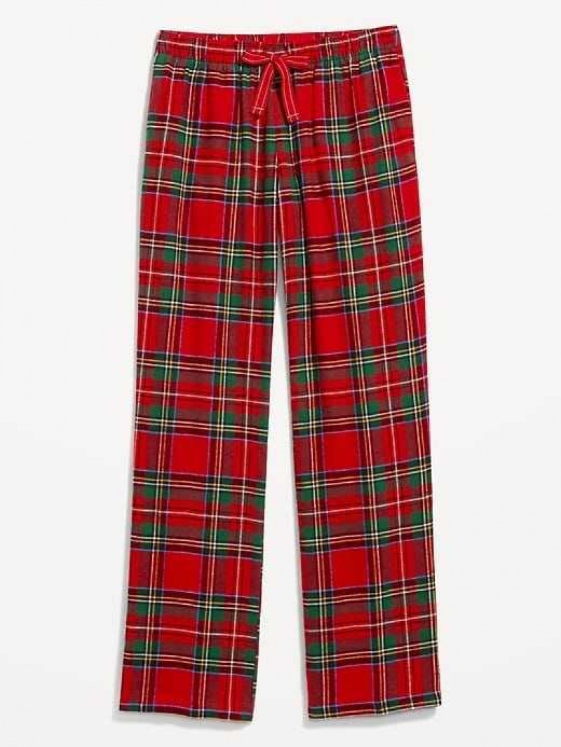 Old Navy Flannel Pajama Pants Red | EMI978162