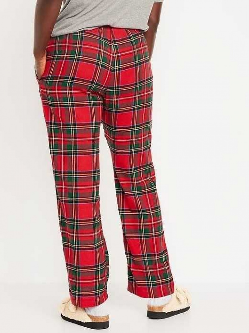 Old Navy Flannel Pajama Pants Red | EMI978162