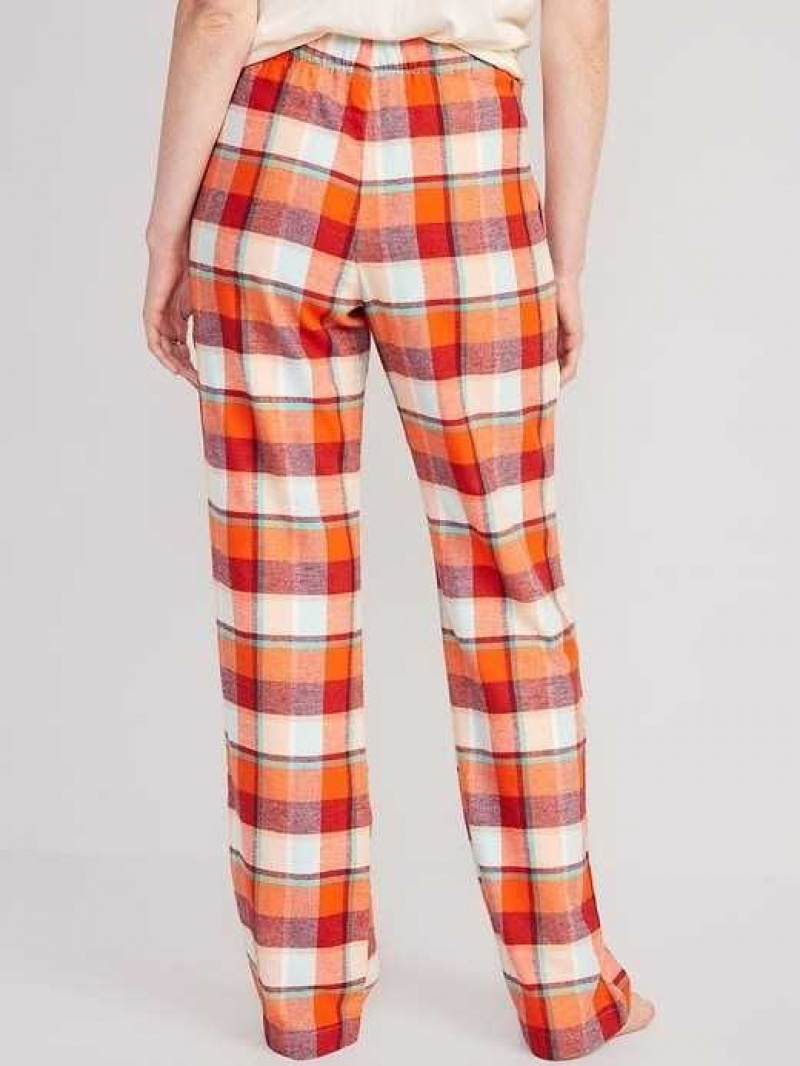 Old Navy Flannel Pajama Pants Red | NOA123476