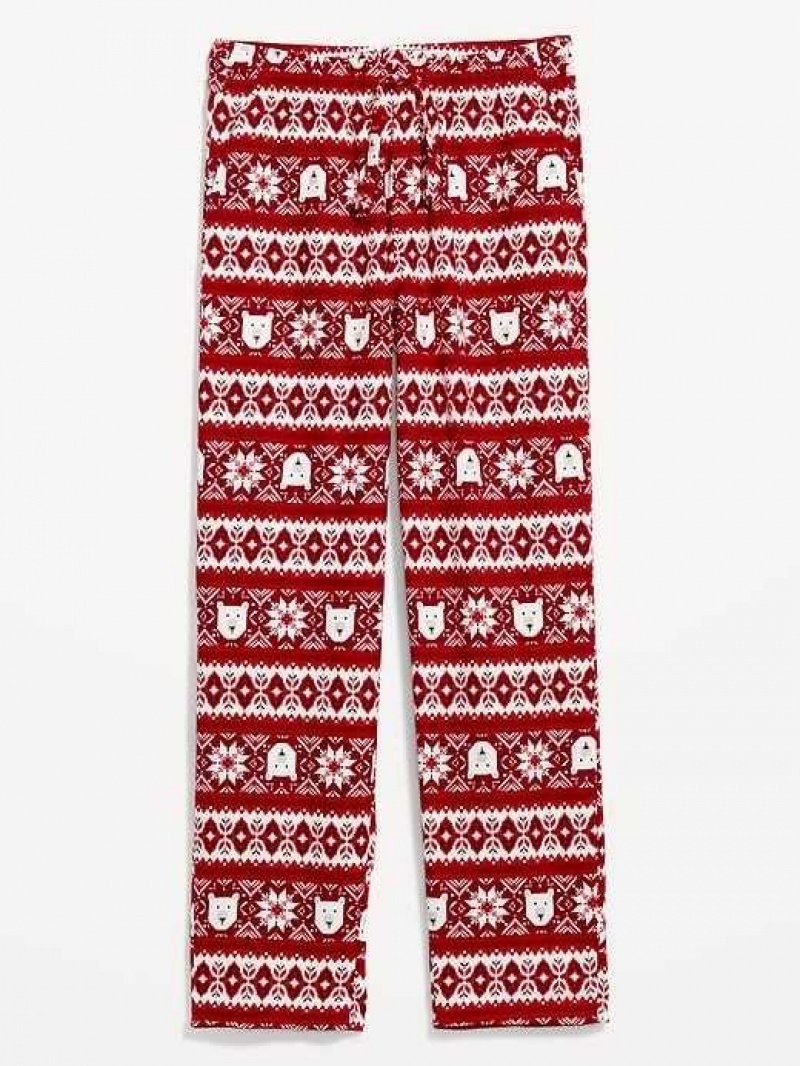 Old Navy Flannel Pajama Pants Red | PFU398710