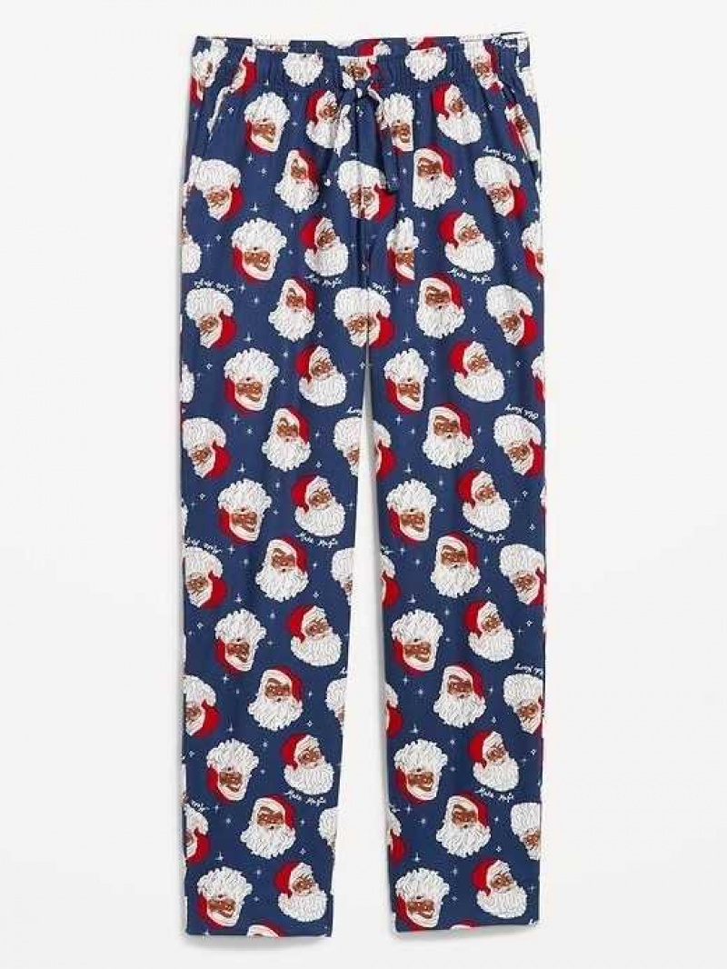 Old Navy Flannel Pajama Pants Santa Cocoa | FRJ402985