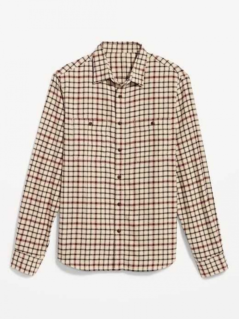 Old Navy Flannel Shirt Black / Red | WXF469172