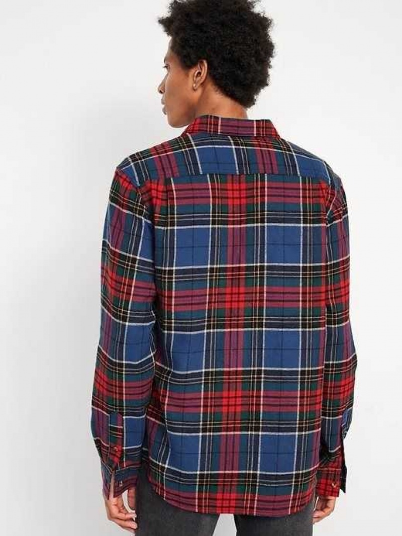 Old Navy Flannel Shirt Blue / Red | WLR914072