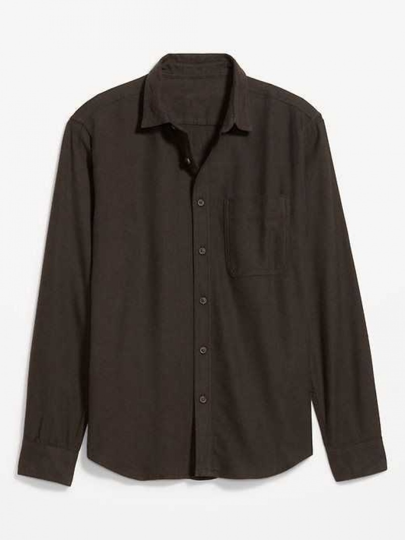 Old Navy Flannel Shirt Espresso | BLM014379