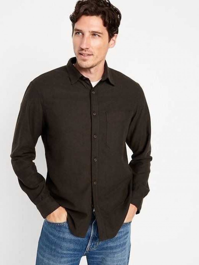 Old Navy Flannel Shirt Espresso | BLM014379