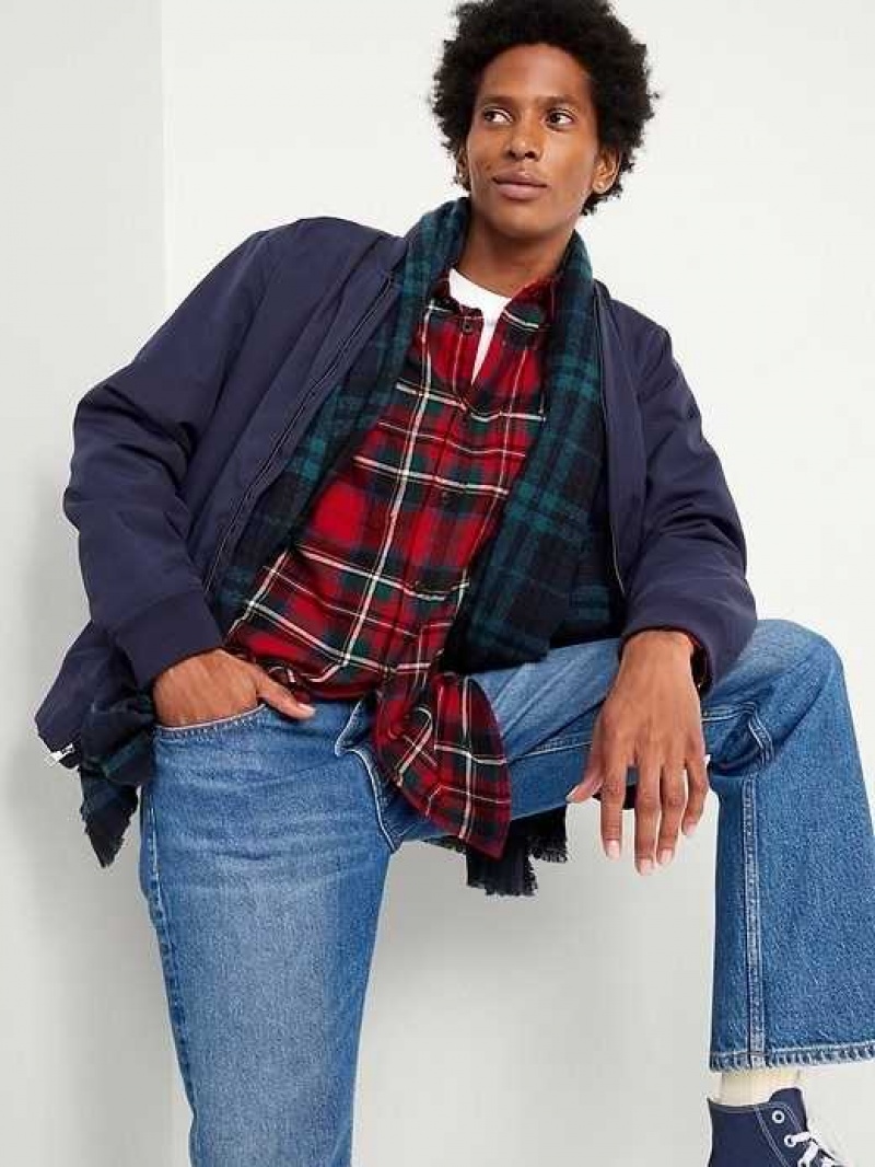 Old Navy Flannel Shirt Red | WKY987345