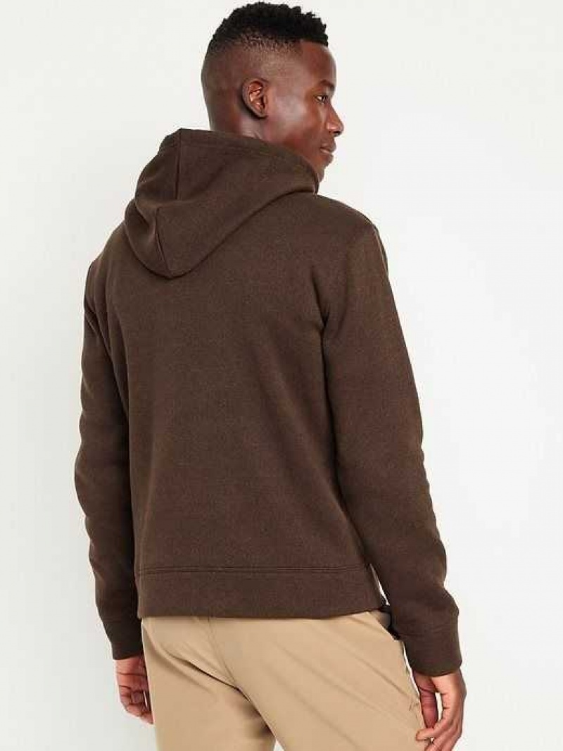 Old Navy Fleece-Knit Pullover Hoodie Tonka Bean | IFG920657