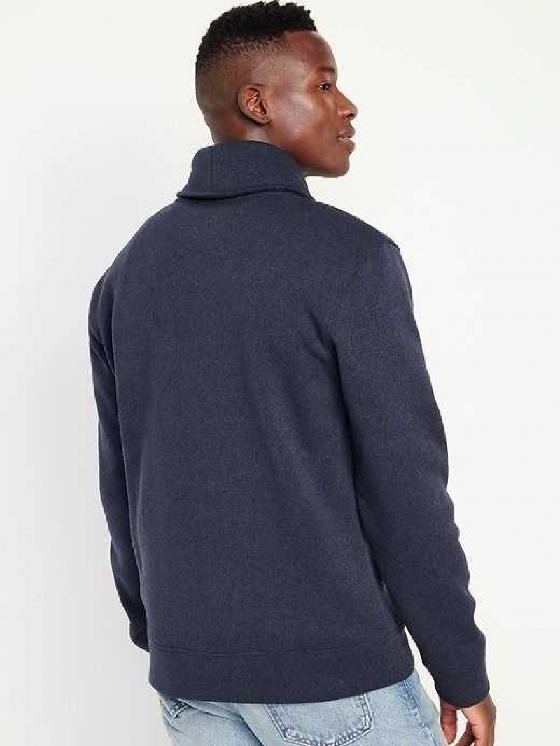 Old Navy Fleece-Knit Sweater Blue | HOX439576