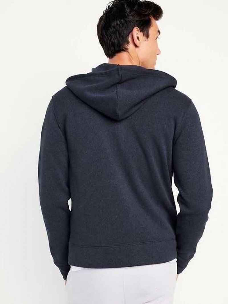 Old Navy Fleece-Knit Zip Hoodie Dark Blue | GFC654289