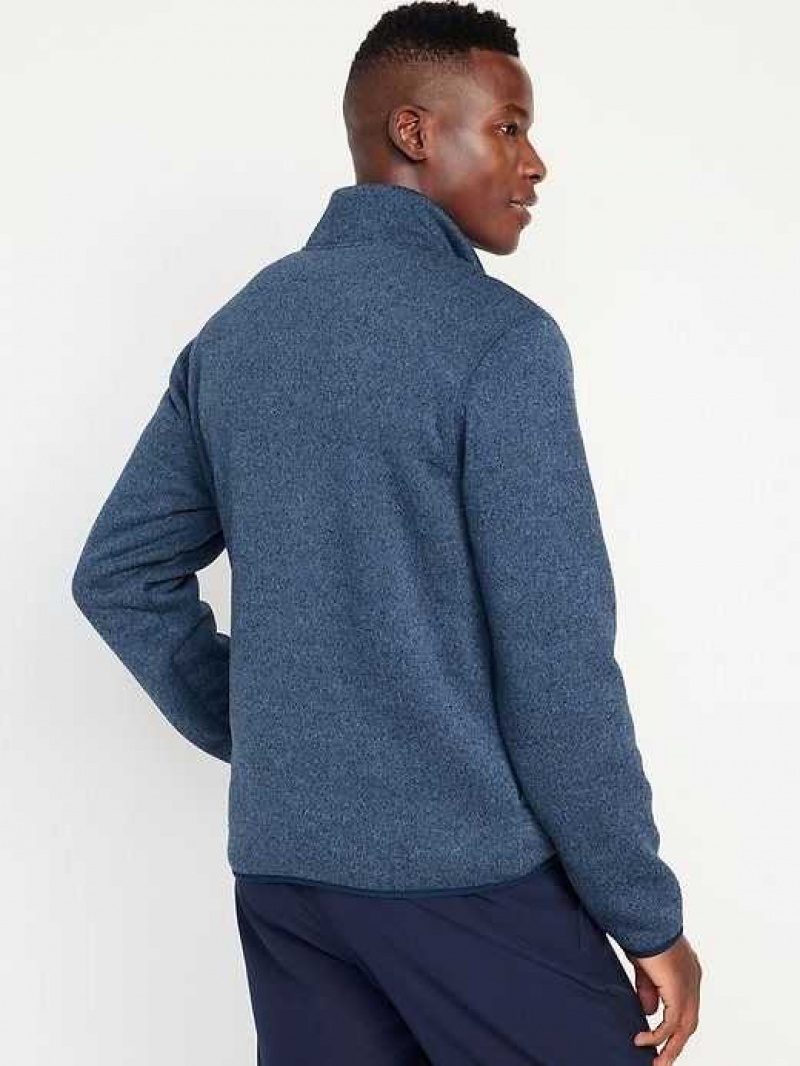 Old Navy Fleece-Knit Zip Jacket Blue | MZF126394