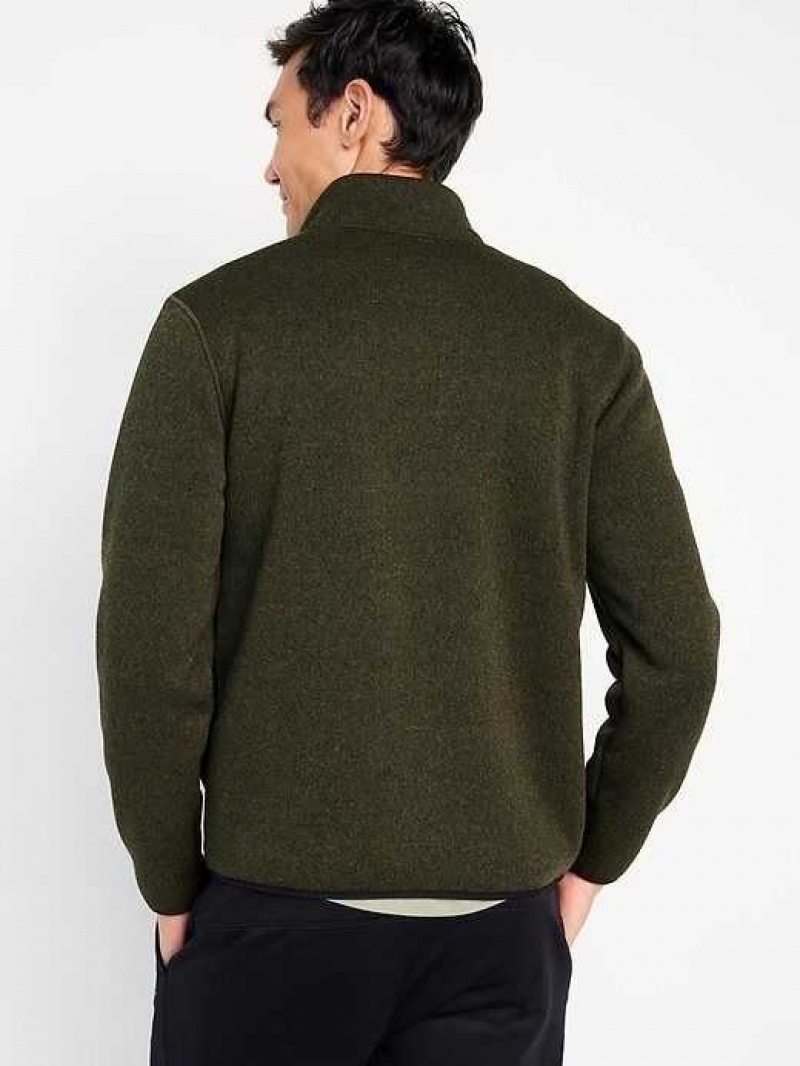 Old Navy Fleece-Knit Zip Jacket Green | TGH298736