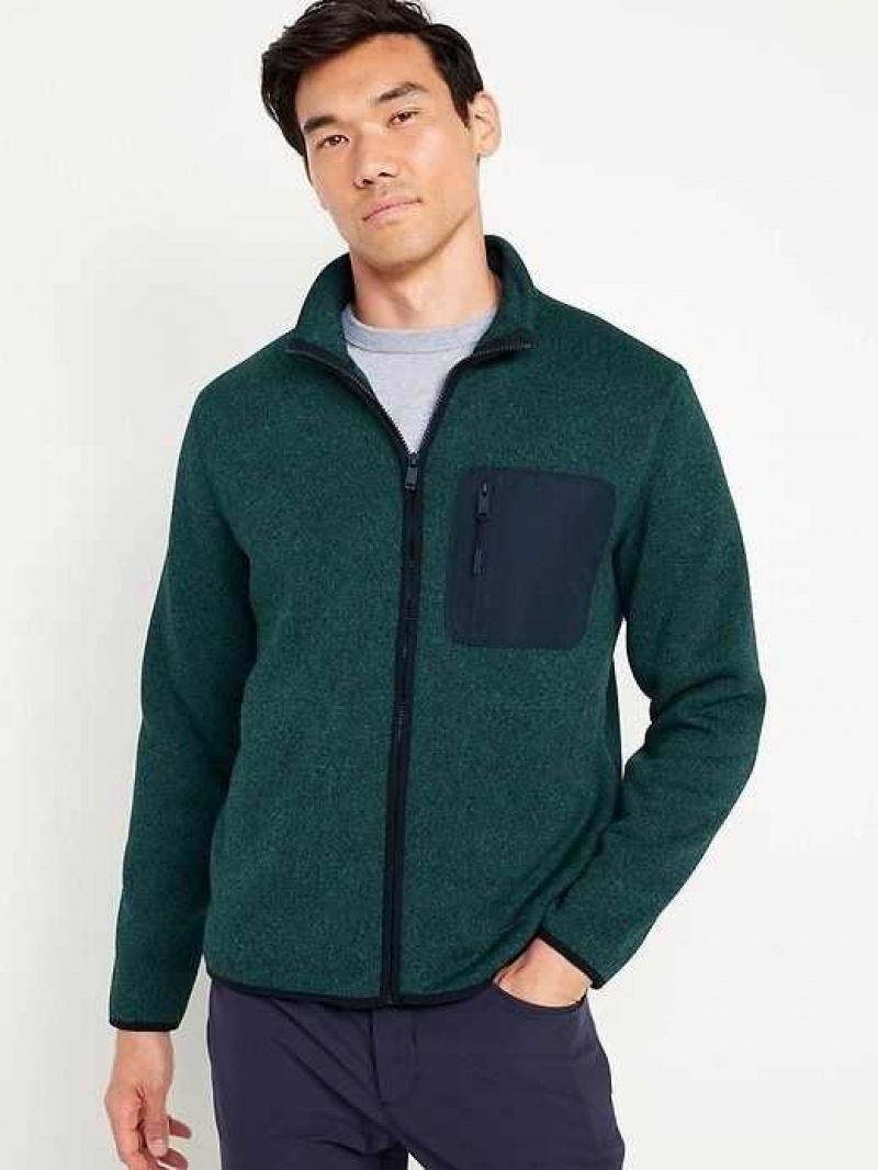 Old Navy Fleece-Knit Zip Jacket Jet Stream | BFW372194