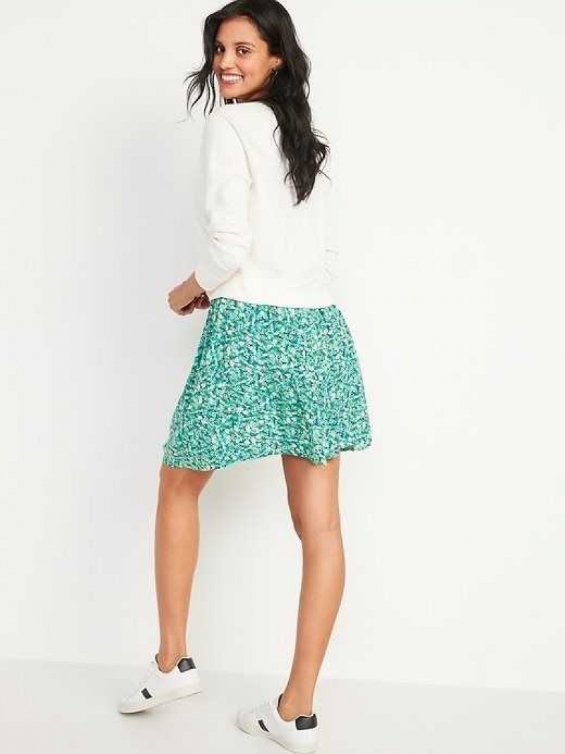 Old Navy Floral-Print A-Line Mini Skirt Ditsy Cool | ZRJ493178