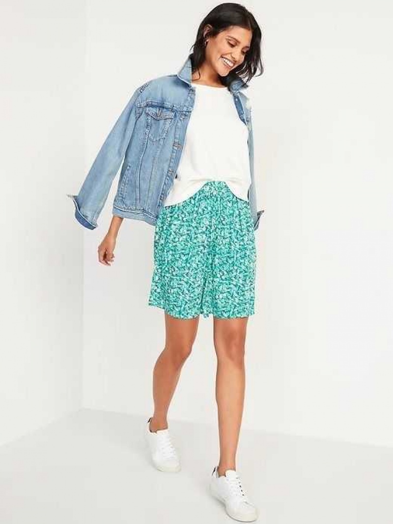 Old Navy Floral-Print A-Line Mini Skirt Ditsy Cool | ZRJ493178