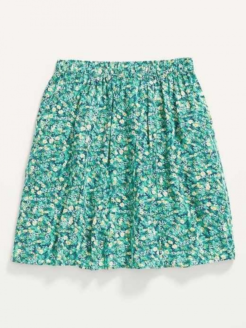 Old Navy Floral-Print A-Line Mini Skirt Ditsy Cool | ZRJ493178