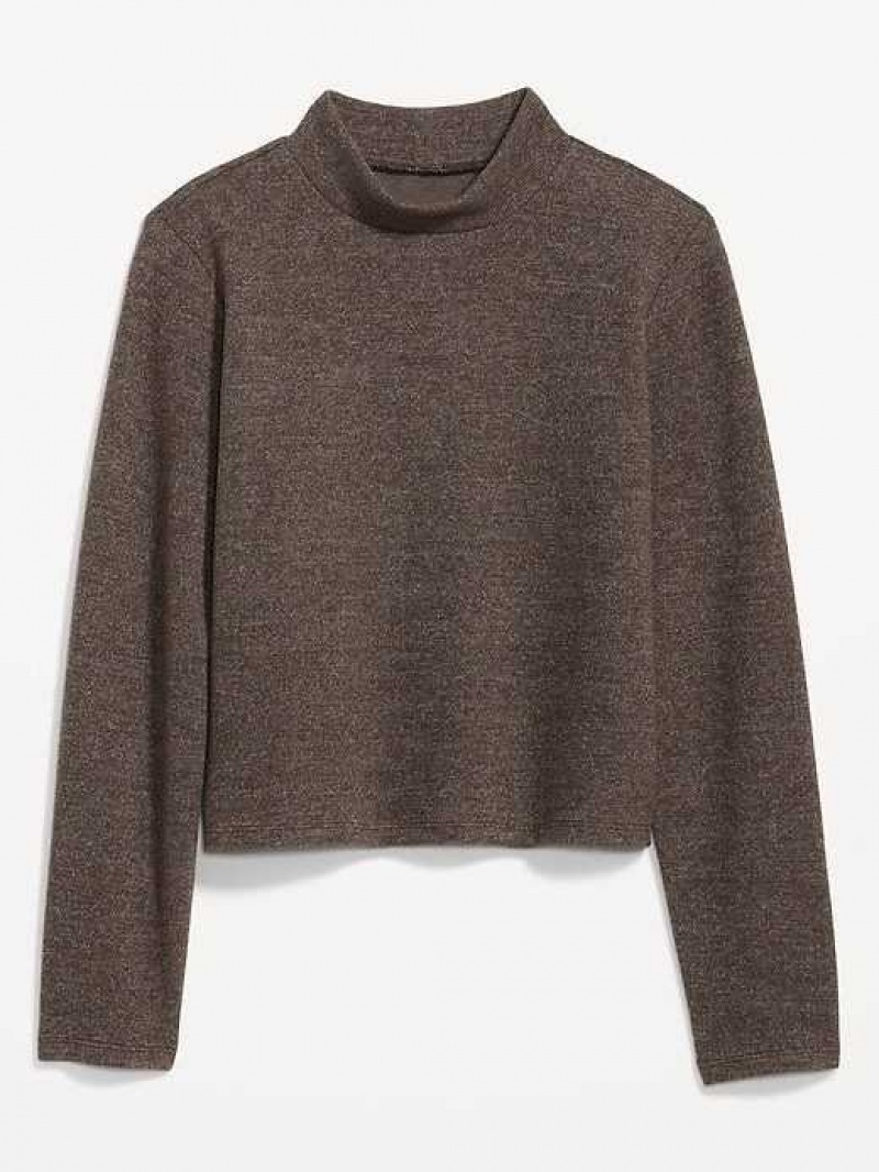 Old Navy French Rib Mock-Neck Sweater Cleveland Browns | KME278954