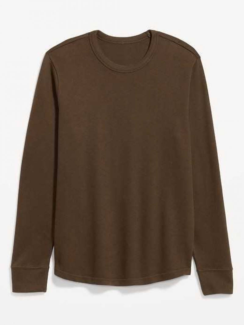 Old Navy French Rib T-Shirt Coffee | UAG729130