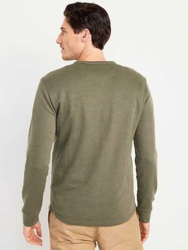 Old Navy French Rib T-Shirt Olive | PIF089314