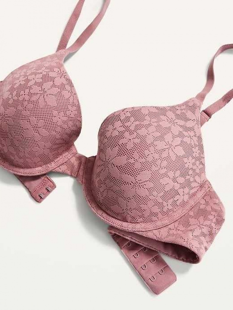 Old Navy Full-Coverage Lace Underwire Bra Quartzite | TVI536798