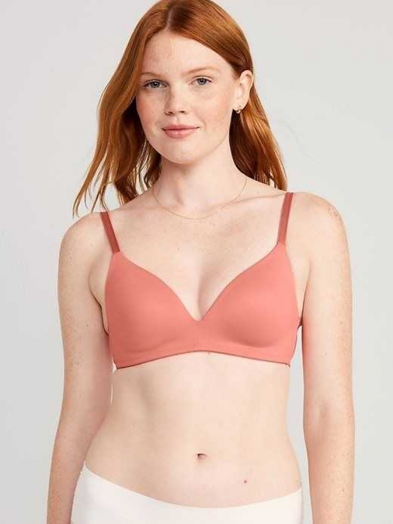 Old Navy Full-Coverage Molded Wireless Bra Aspen Summer | JWH715328