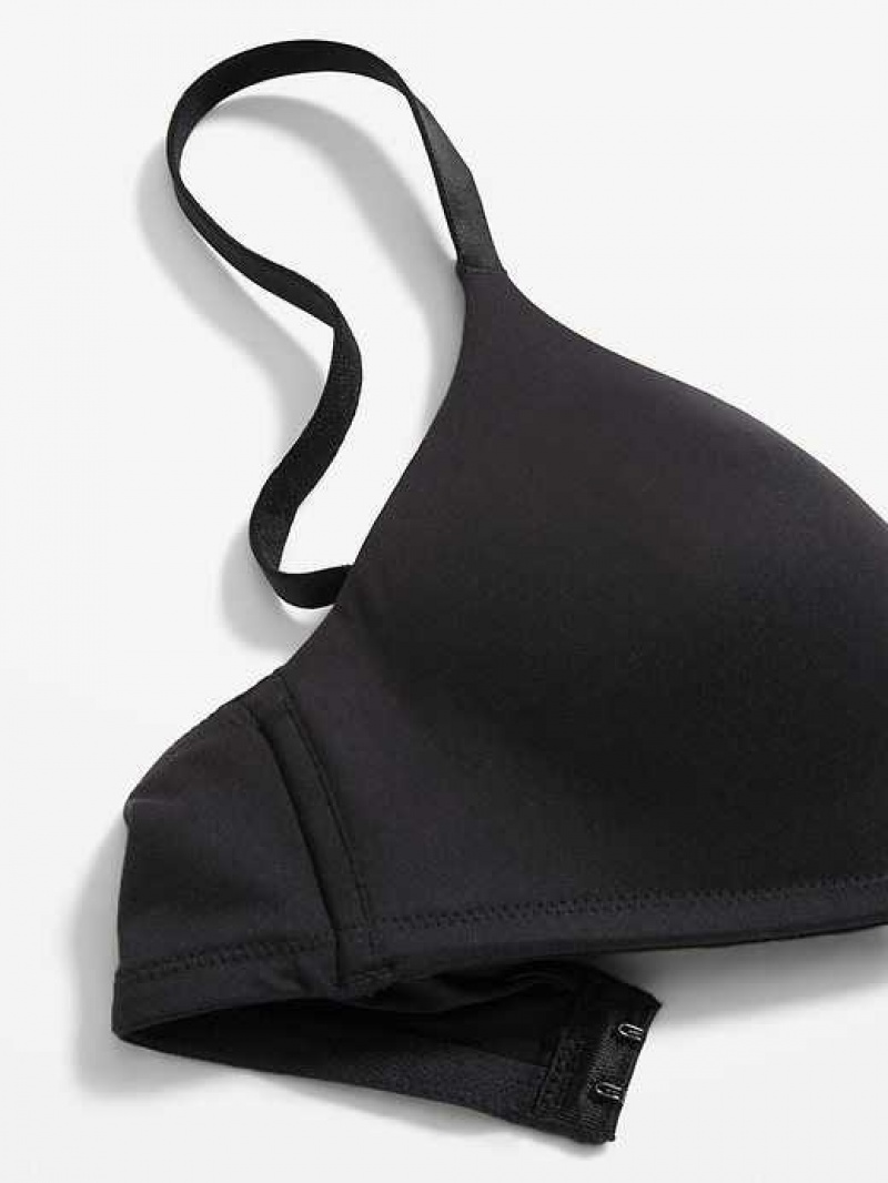 Old Navy Full-Coverage Molded Wireless Bra Black | BRA715283