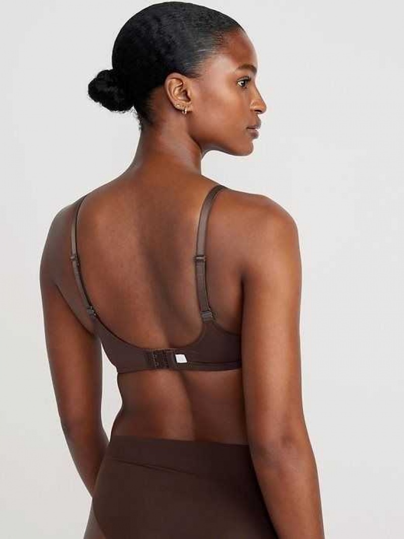 Old Navy Full-Coverage Molded Wireless Bra French Roast | XLS250493