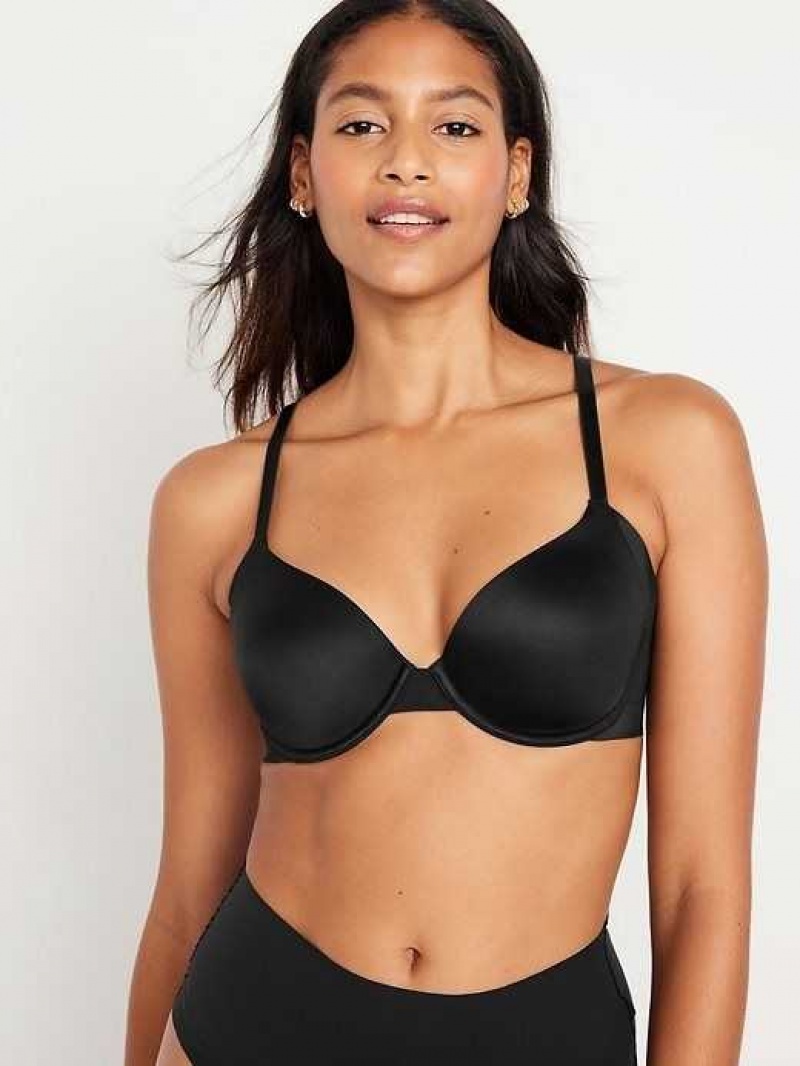 Old Navy Full-Coverage Underwire Bra Black | KVA243857