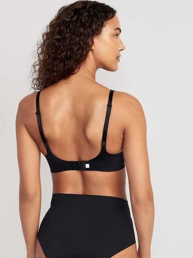 Old Navy Full-Coverage Underwire Bra Black | DZF529703