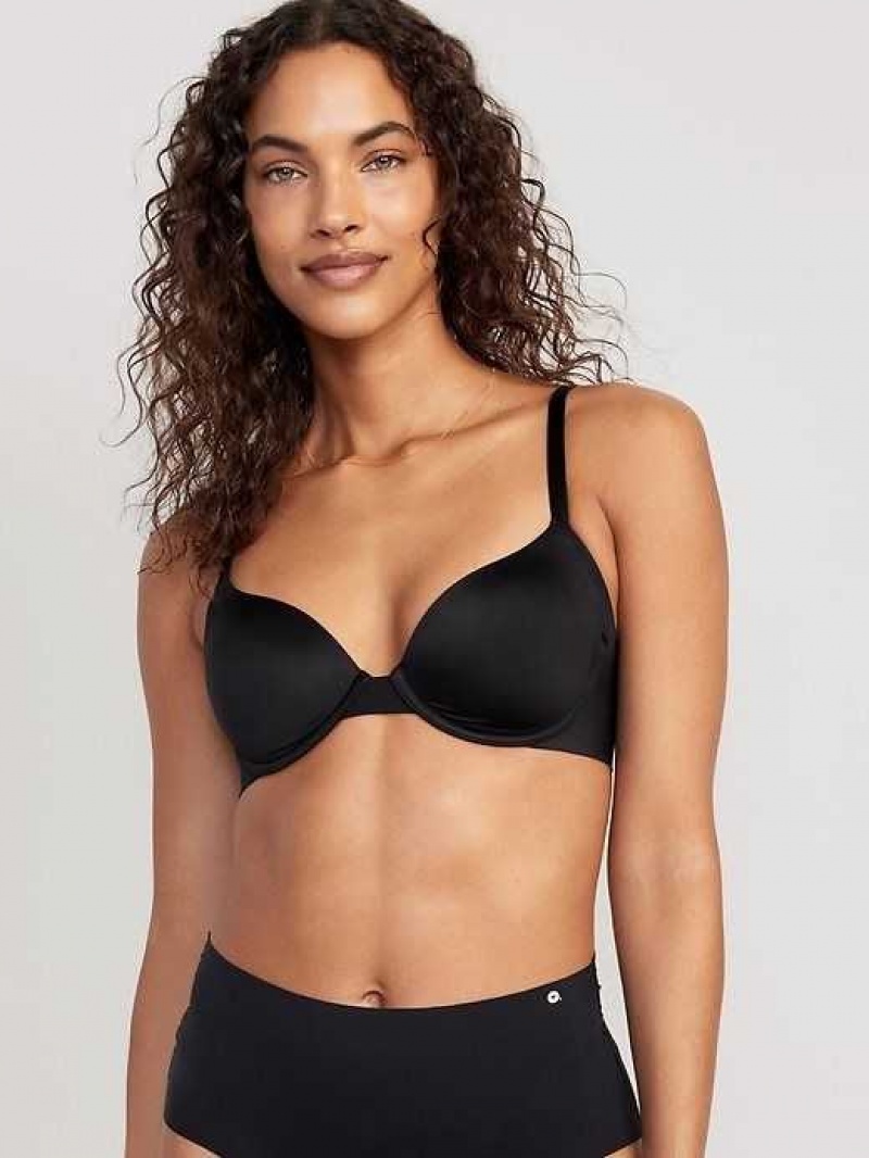 Old Navy Full-Coverage Underwire Bra Black | DZF529703