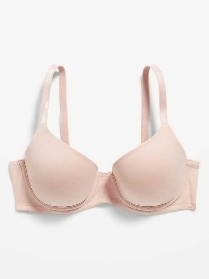 Old Navy Full-Coverage Underwire Demi Bra Frappe | ZNL024198