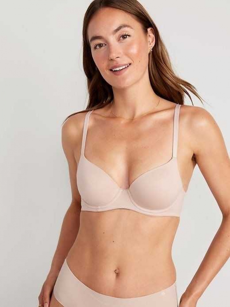 Old Navy Full-Coverage Underwire Demi Bra Frappe | ZNL024198