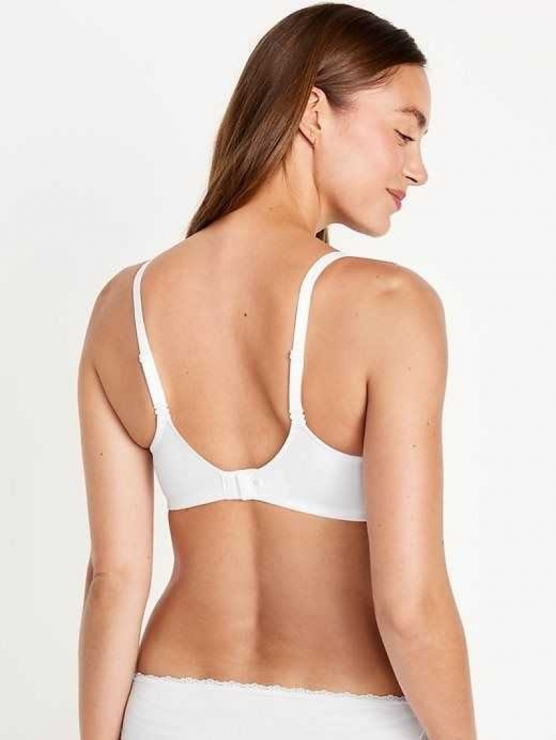 Old Navy Full-Coverage Underwire Demi Bra White | BQP049215