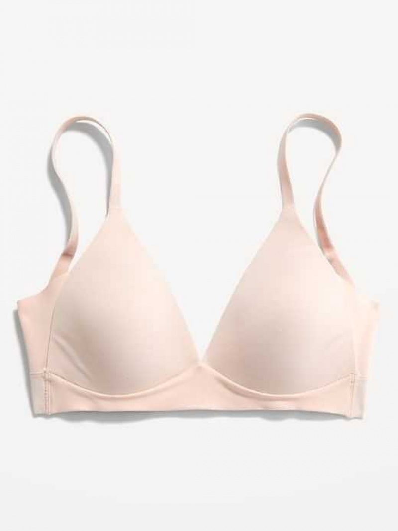 Old Navy Full-Coverage Wireless Innovation Bra Pink | SOW871594