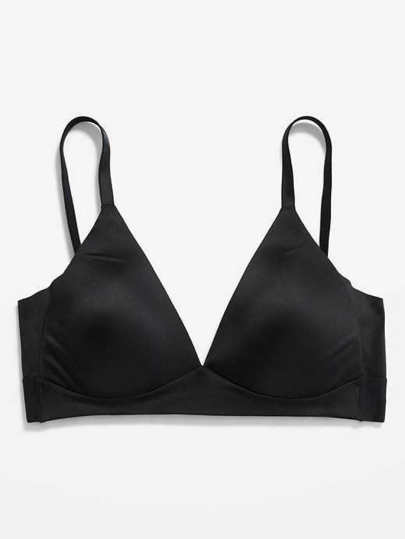 Old Navy Full-Coverage Wireless Innovation Bra Black | IVT608259