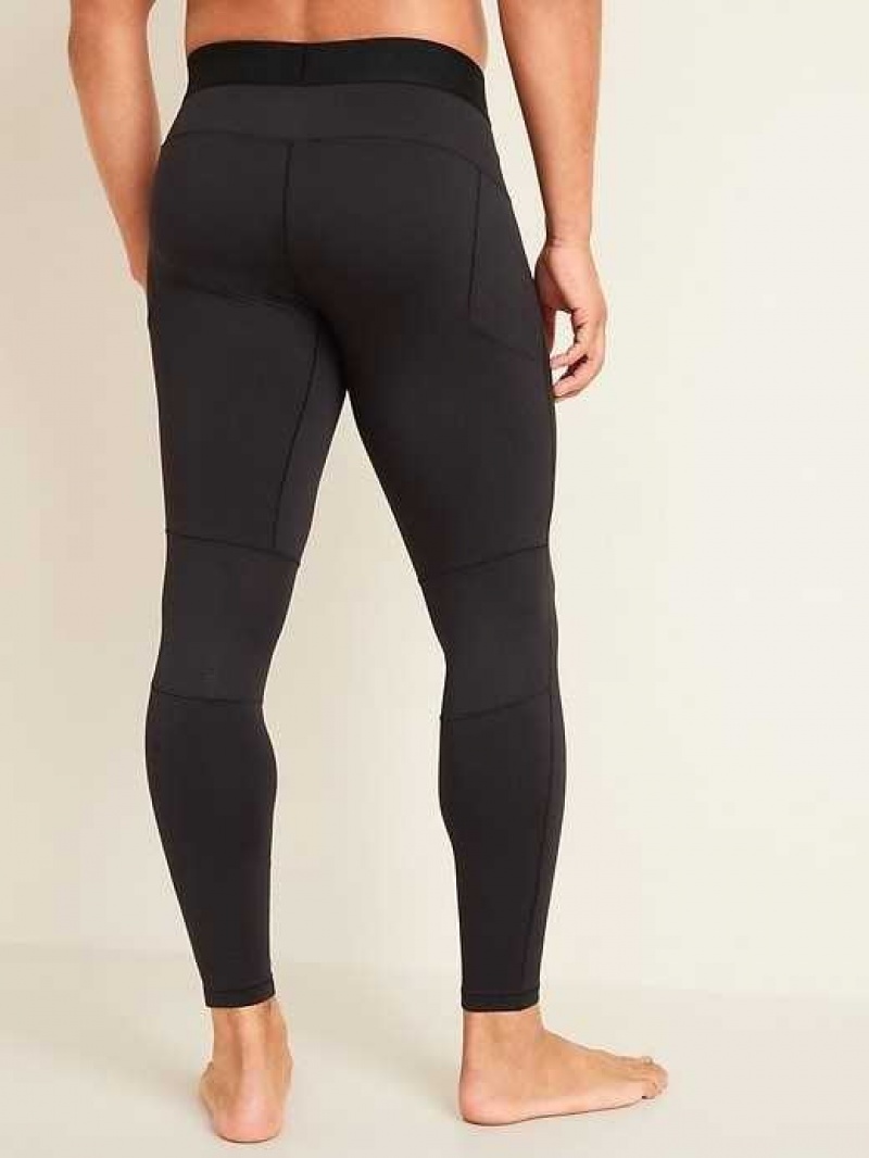 Old Navy Go-Dry Cool Odour-Control Base Layer Tights Black | DAL081674