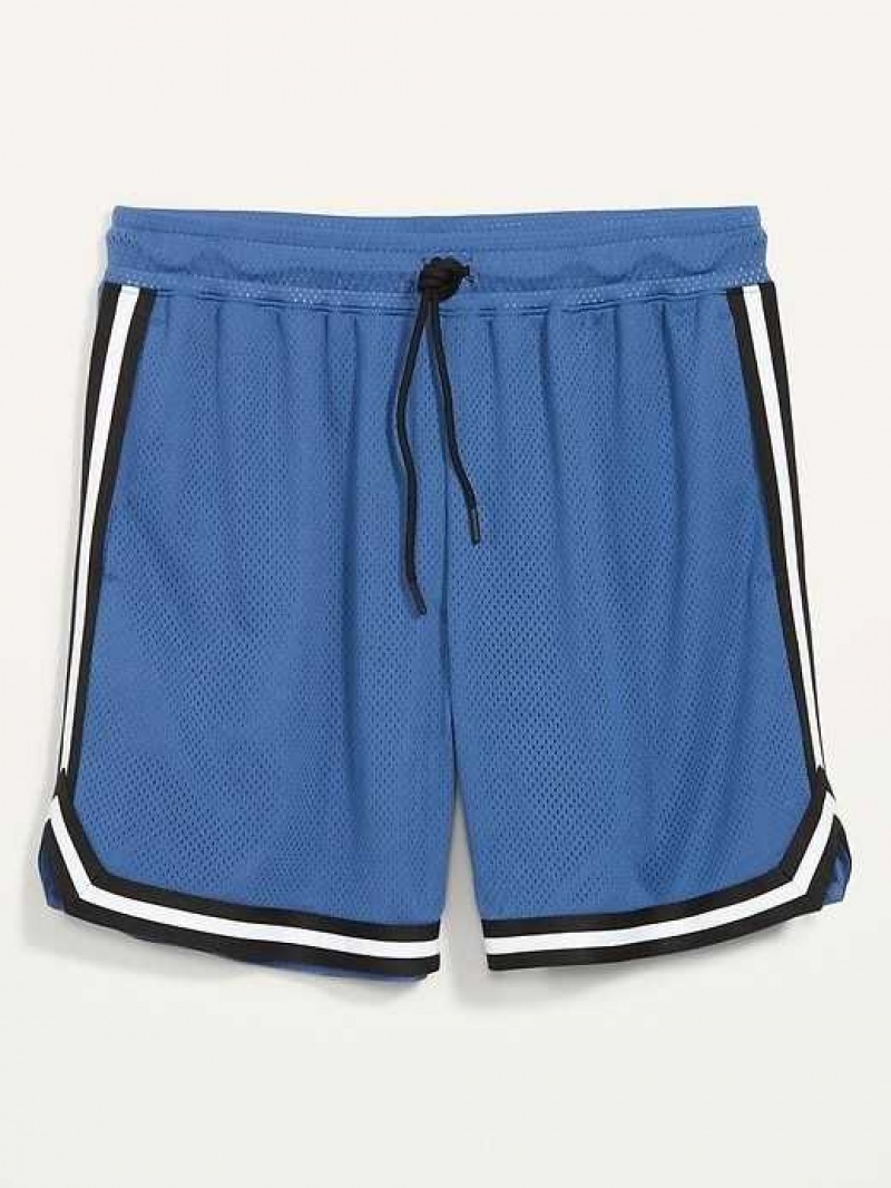 Old Navy Go-Dry Mesh Basketball Shorts Deep Blue | BFH450127