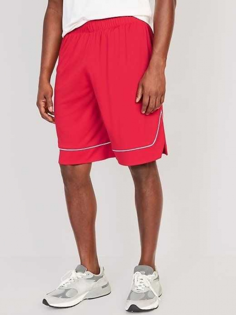 Old Navy Go-Dry Mesh Basketball Shorts Red | NZI146703