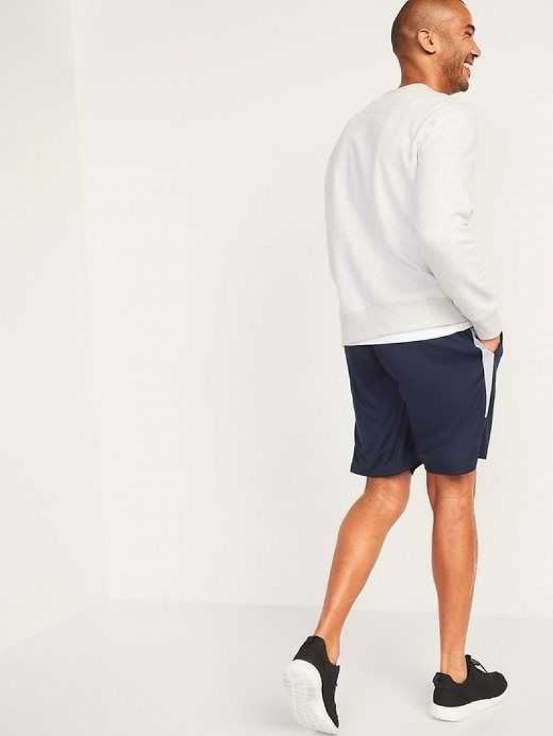 Old Navy Go-Dry Side-Panel Performance Shorts Navy | KCJ762089