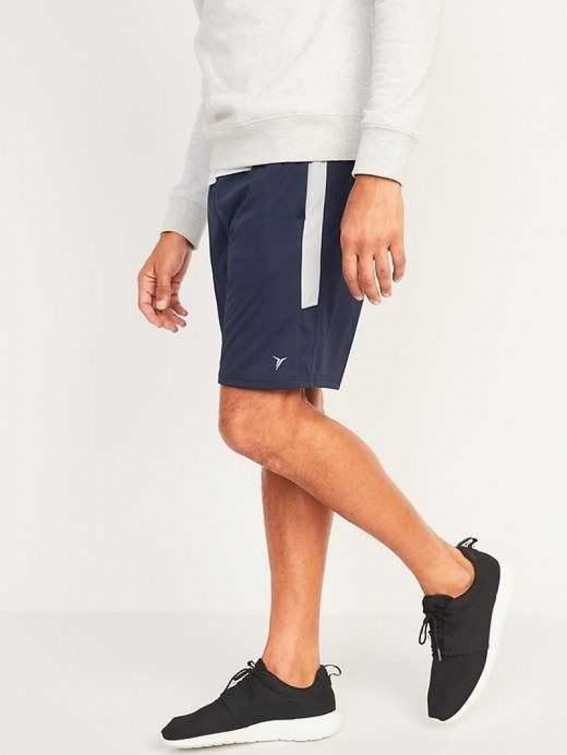 Old Navy Go-Dry Side-Panel Performance Shorts Navy | KCJ762089