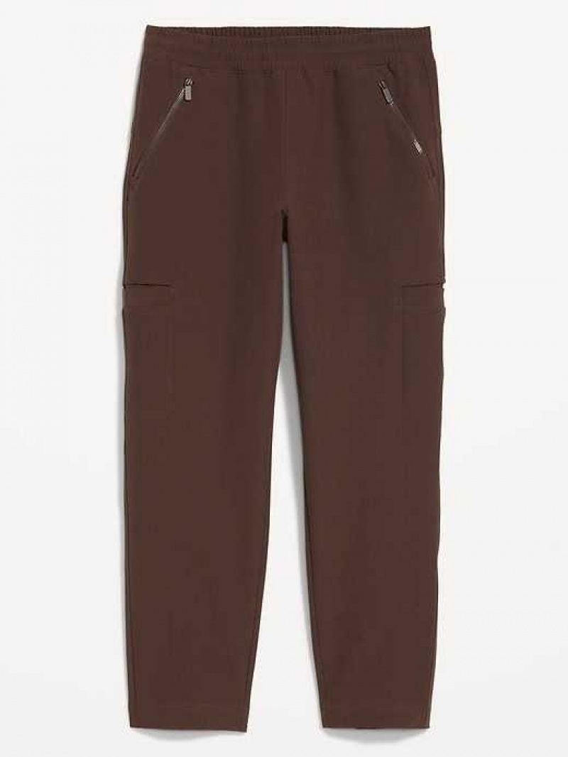 Old Navy High-Waisted All-Seasons StretchTech Slouchy Taper Cargo Pants French Roast | VFW724318