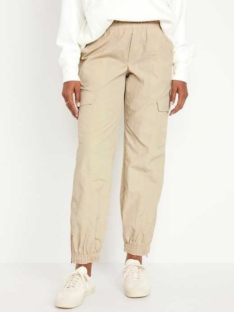 Old Navy High-Waisted Ankle-Zip Cargo Jogger Pants Grey | XCE759864