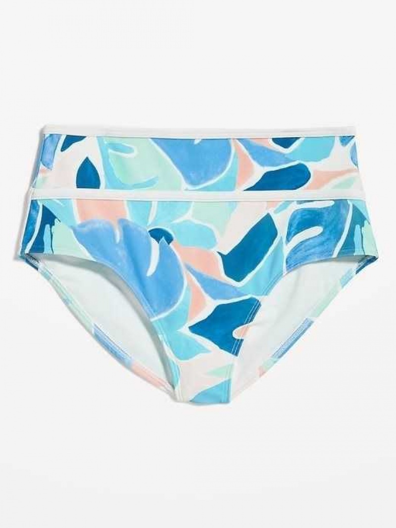 Old Navy High-Waisted Bikini Swim Bottoms Floral Rush | TPR586912