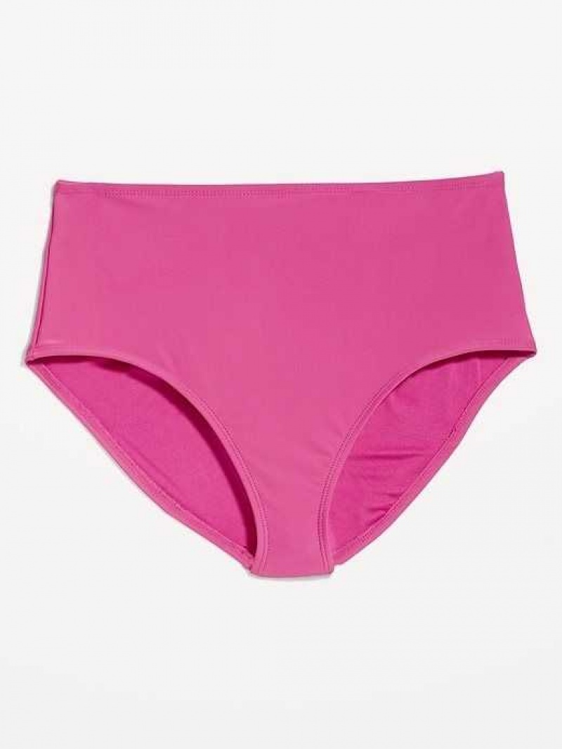 Old Navy High-Waisted Bikini Swim Bottoms Dragonfruit | GCY348750