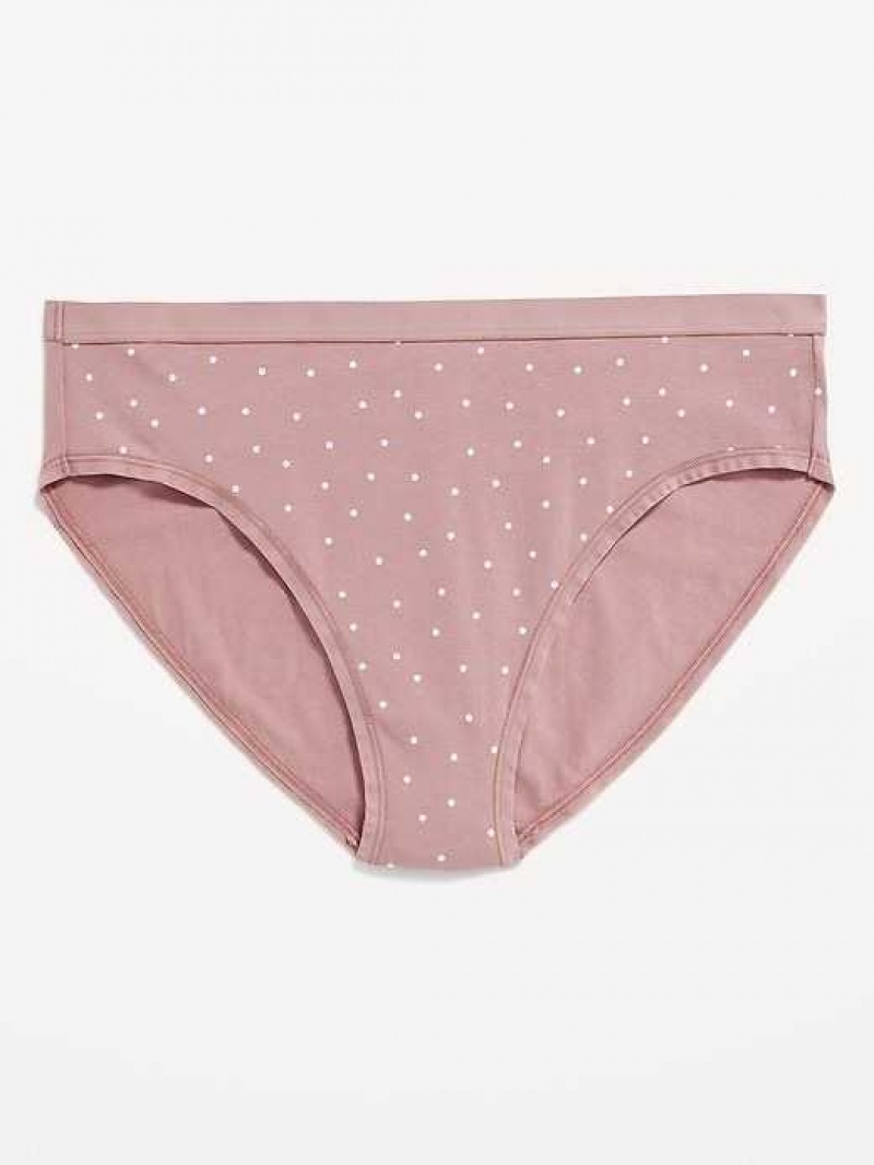 Old Navy High-Waisted Bikini Underwear White / Pink | NDA634719