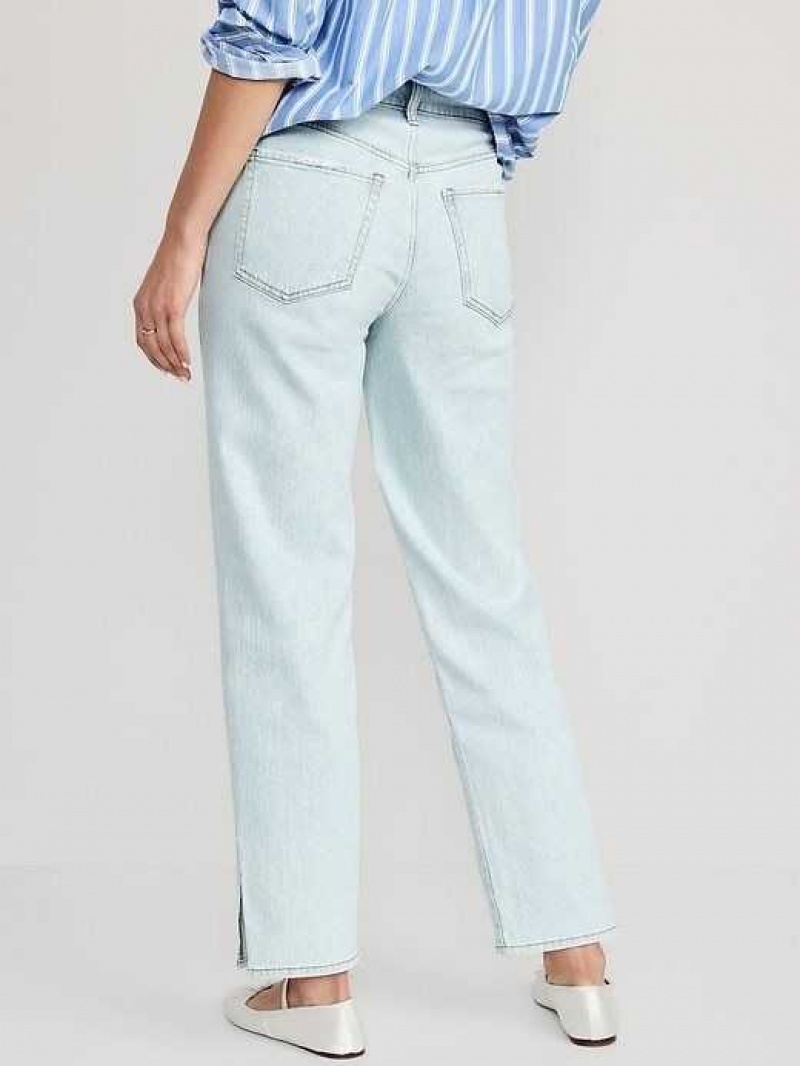 Old Navy High-Waisted Button-Fly OG Loose Side-Split Jeans Leif | FMZ615302