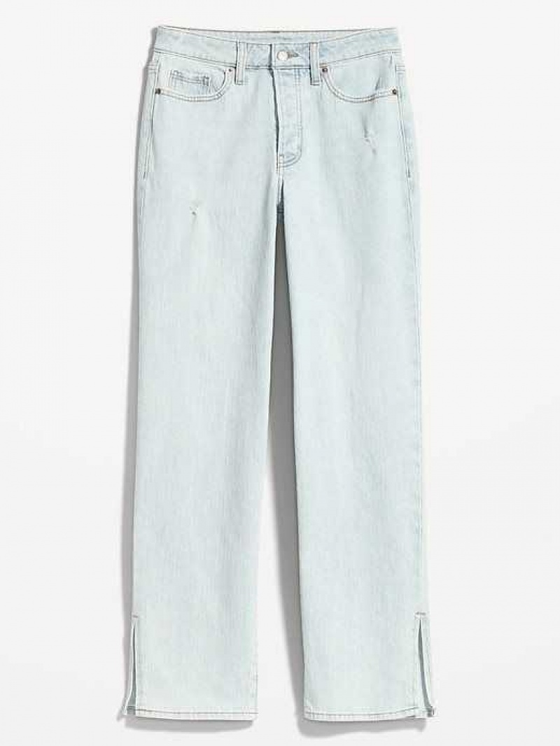 Old Navy High-Waisted Button-Fly OG Loose Side-Split Jeans Leif | FMZ615302