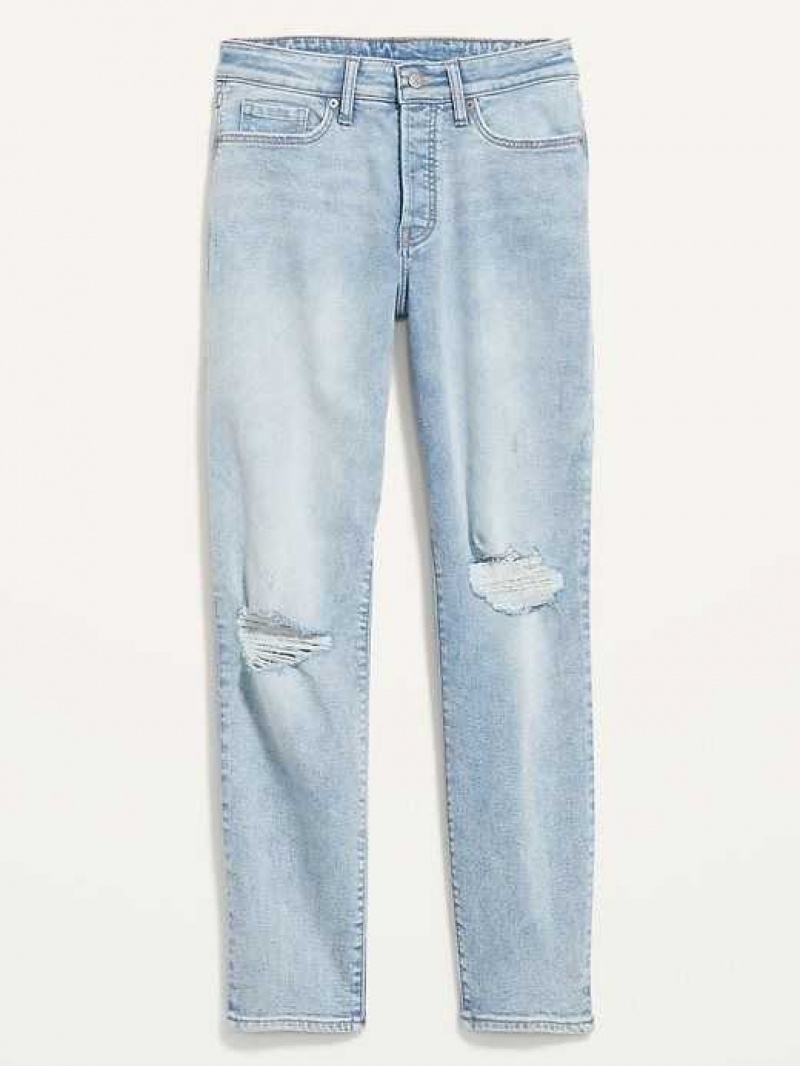 Old Navy High-Waisted Button-Fly OG Straight Extra-Stretch Ankle Jeans Mittens | OJQ352907