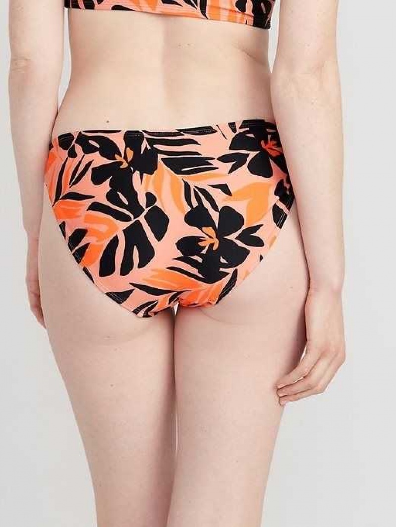 Old Navy High-Waisted Classic Bikini Swim Bottoms Feeling Peachy | IDL582461