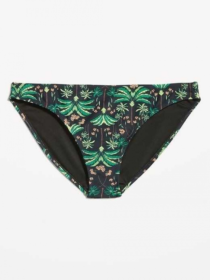 Old Navy High-Waisted Classic Bikini Swim Bottoms Green | AKB876142